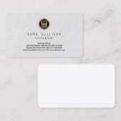 Calculator Icon Accountant Premium BusinessCard Visitenkarte (Vorne/Hinten)