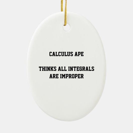 Calculus Ape Keramik Ornament (Hinten)