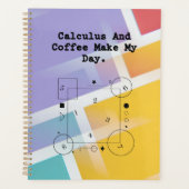 Calculus & Coffee Lover| Math Teacher Daily Ritual Planer (Vorderseite)