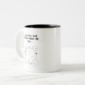 Calculus & Coffee Lover| Math Teacher Daily Ritual Zweifarbige Tasse (Vorderseite Links)