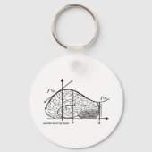 Calculus Hurts my Brain Schlüsselanhänger (Vorderseite)