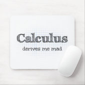 Calculus leitet mir den Mad-Mah-Spaß ab Mousepad (Mit Mouse)
