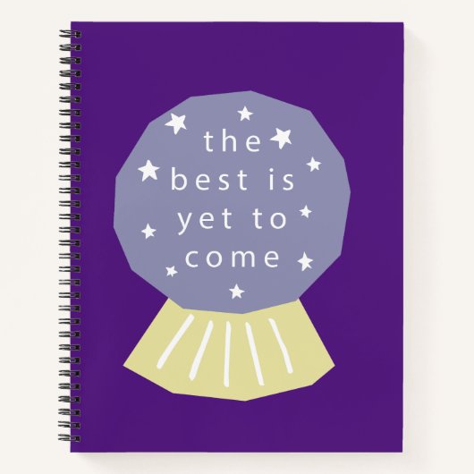 Calculus Math Crystal Ball Notizblock (Vorderseite)