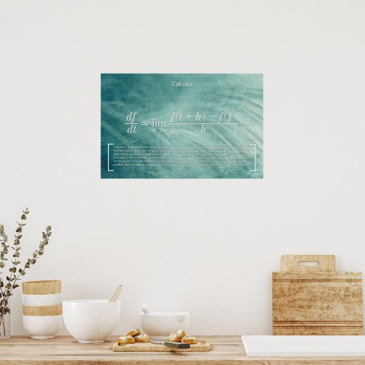 Calculus - Math Poster (Küche)