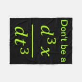 Calculus Physics Joke Fleecedecke (Vorderseite (Horizontal))