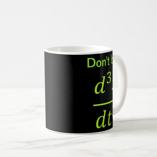 Calculus Physics Joke Kaffeetasse (VorderseiteRechts)