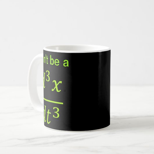 Calculus Physics Joke Kaffeetasse (Vorderseite Links)