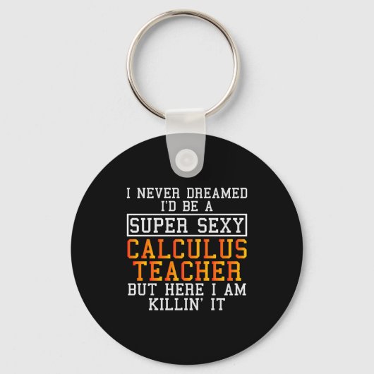 Calculus Teacher Funny Math Professor Schlüsselanhänger (Vorderseite)