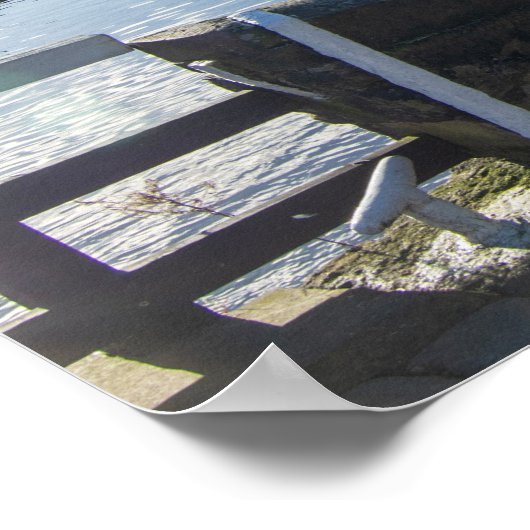 Calder and Hebble Navigation: Salterhebble Locks Poster (Ecke)