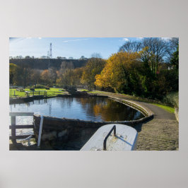 Calder and Hebble Navigation: Salterhebble Locks Poster
