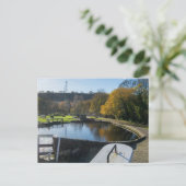 Calder and Hebble Navigation: Salterhebble Locks Postkarte (Stehend Vorderseite)