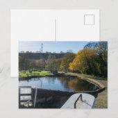 Calder and Hebble Navigation: Salterhebble Locks Postkarte (Vorne/Hinten)