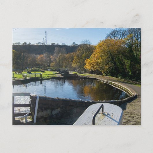 Calder and Hebble Navigation: Salterhebble Locks Postkarte (Vorderseite)