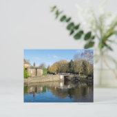 Calder and Hebble Navigation: Salterhebble Locks Postkarte (Stehend Vorderseite)