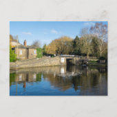 Calder and Hebble Navigation: Salterhebble Locks Postkarte (Vorderseite)