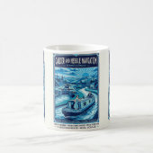 Calder und Hebble Navigation Reiseplakat Kaffeetasse (Mittel)