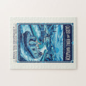 Calder und Hebble Navigation Reiseplakat Puzzle (Horizontal)