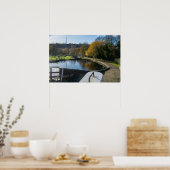 Calder und Hebble Navigation: Salterhebble-Schleus Poster (Küche)