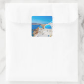 Caldera Santorini Insel Griechenland Stickers (Tasche)
