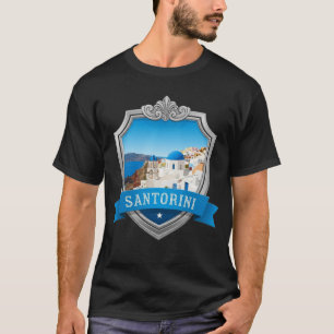 Caldera View Santorini Griechenland Cyclades Trave T-Shirt