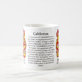 Calderon, die Geschichte, die Bedeutung und das Kaffeetasse (Mittel)