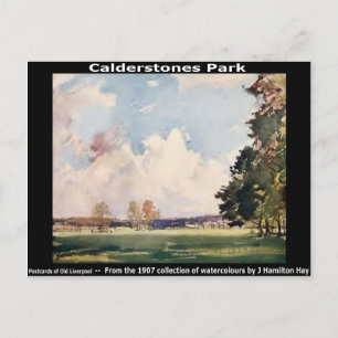 Calderstones Park, Allerton, Liverpool. Postkarte