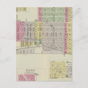 Caldwell, Cherokee, Opolis und McCune, Kansas Postkarte