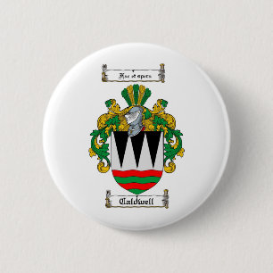 CALDWELL FAMILIENWAPPEN - CALDWELL WAPPEN BUTTON