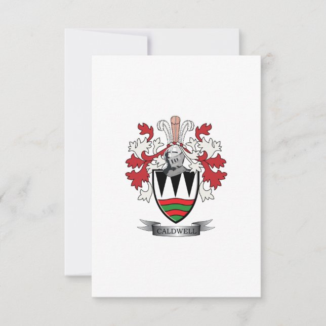 Caldwell Familienwappen Coat of Arms (Vorderseite)