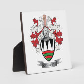 Caldwell Familienwappen Coat of Arms Fotoplatte (Vorderseite)