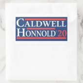Caldwell Honnold 2020 Rechteckiger Aufkleber (Tasche)