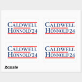 Caldwell Honnold 2024 Rechteckiger Aufkleber (Blatt)