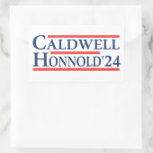 Caldwell Honnold 2024 Rechteckiger Aufkleber (Tasche)