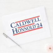 Caldwell Honnold 2024 Rechteckiger Aufkleber (Umschlag)