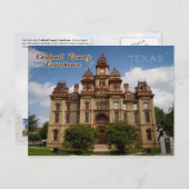 Caldwell Landkreis Courthouse, Lockhart, Texas Postkarte (Vorne/Hinten)