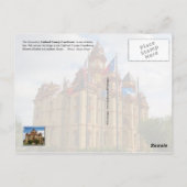Caldwell Landkreis Courthouse, Lockhart, Texas Postkarte (Rückseite)