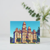 Caldwell Landkreis Courthouse, Lockhart, TX. Postkarte (Stehend Vorderseite)