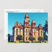 Caldwell Landkreis Courthouse, Lockhart, TX. Postkarte (Vorne/Hinten)