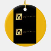 Caldwell Lee BFS-Schmuck Keramik Ornament (Hinten)