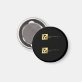 Caldwell Lee BFS-Schmuck Magnet (Vorderseite/Rückseite)