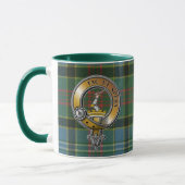 Caldwell Tartan & Abzeichen Tasse (Links)