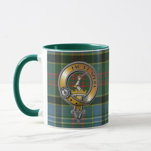 Caldwell Tartan & Abzeichen Tasse (Links)