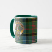 Caldwell Tartan & Abzeichen Tasse (Vorderseite Links)