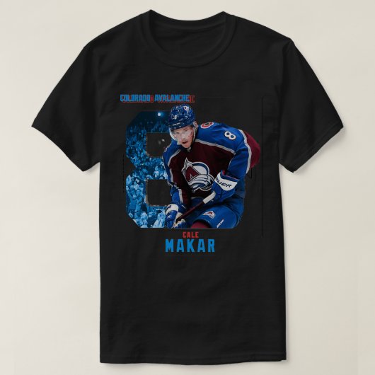 Cale Makar Eishockey Edit Avalanche T-Shirt (Design vorne)
