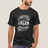 CALEB Limited Edition Funny Personalisiert Name Jo T-Shirt (Vorderseite)