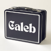 Caleb Metall Brotdose (Rückseite)