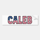 Caleb Name Vorname USA Aufkleber Sticker Auto Autoaufkleber (Vorne)