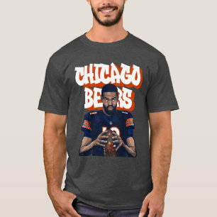 Caleb Williams Bears Graffiti-Skizze Vektor Kunst T-Shirt