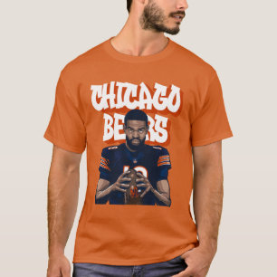 Caleb Williams Bears Graffiti-Skizze Vektor Kunst T-Shirt
