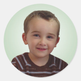 Caleb's Gesichtsaufkleber Runder Aufkleber